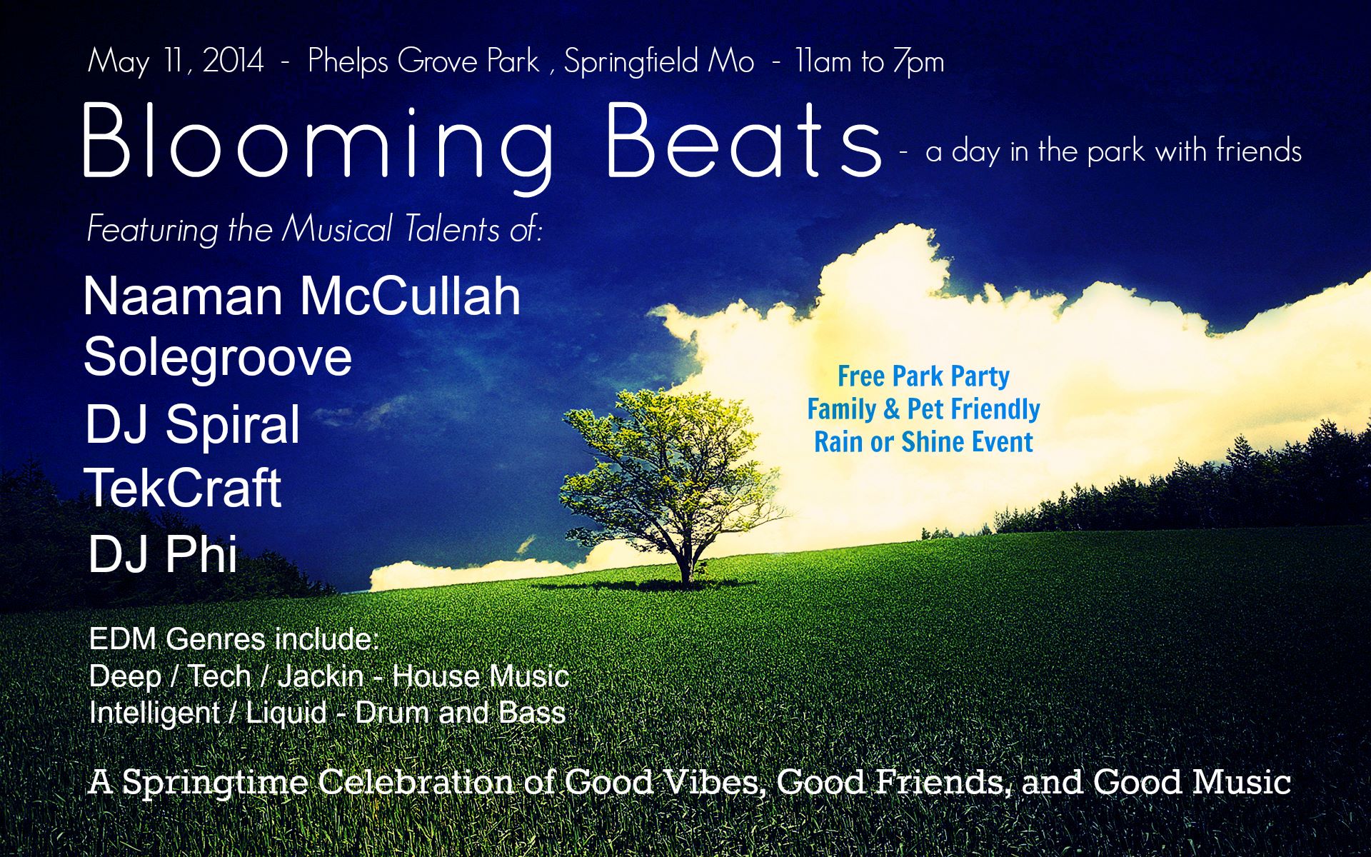 BLOOMING BEATS Park Party