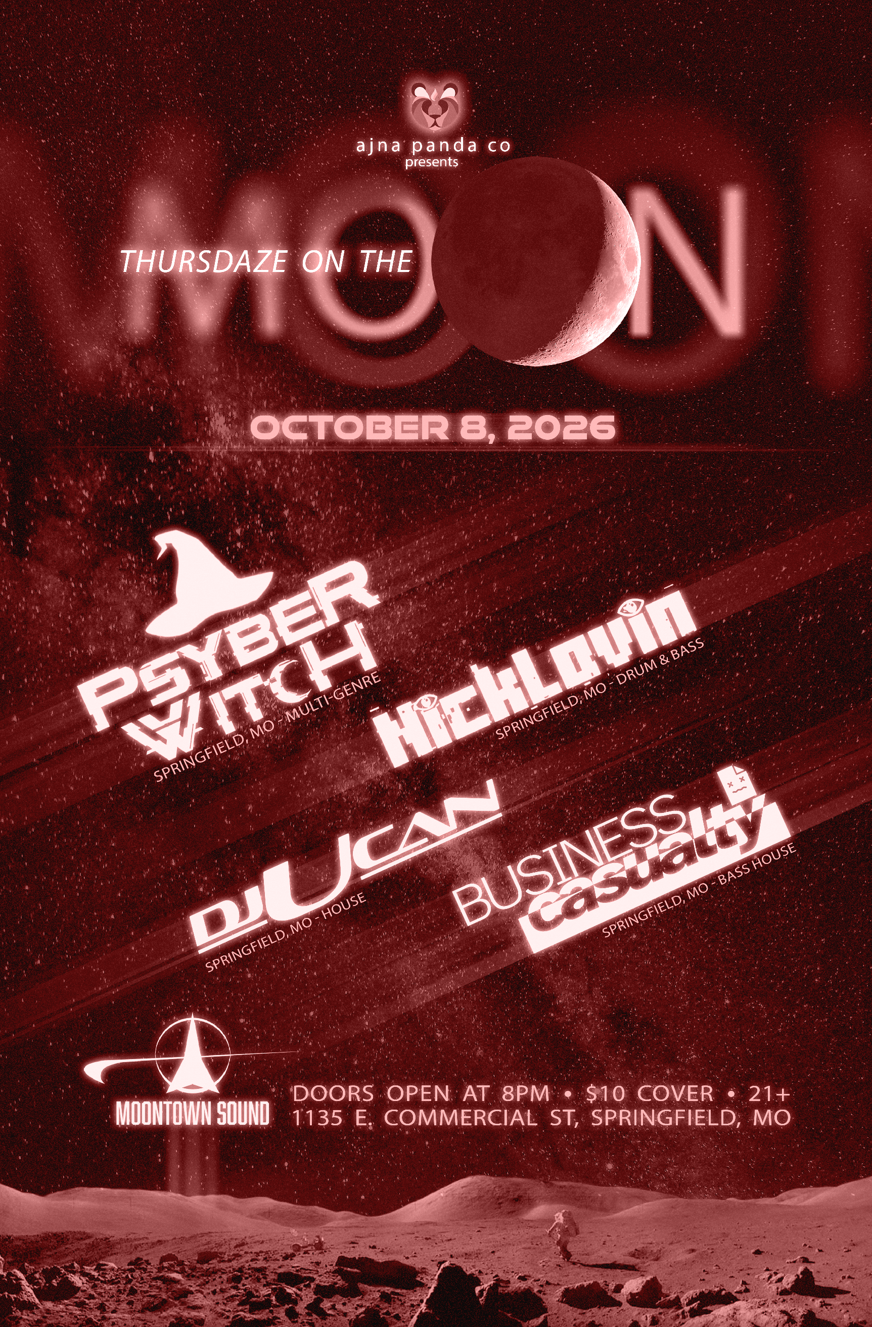 Thursdaze On The Moon - 10-08-2026 flyer